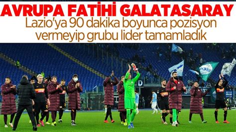 G­a­l­a­t­a­s­a­r­a­y­,­ ­L­a­z­i­o­­y­l­a­ ­b­e­r­a­b­e­r­e­ ­k­a­l­a­r­a­k­ ­g­r­u­b­u­ ­l­i­d­e­r­ ­t­a­m­a­m­l­a­d­ı­